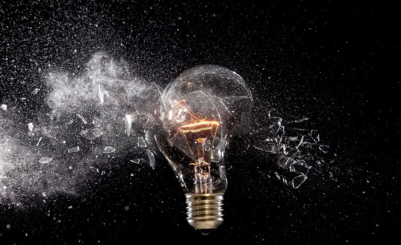 Light Bulb Exploding