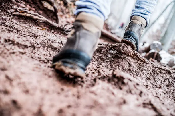 Walking in Mud