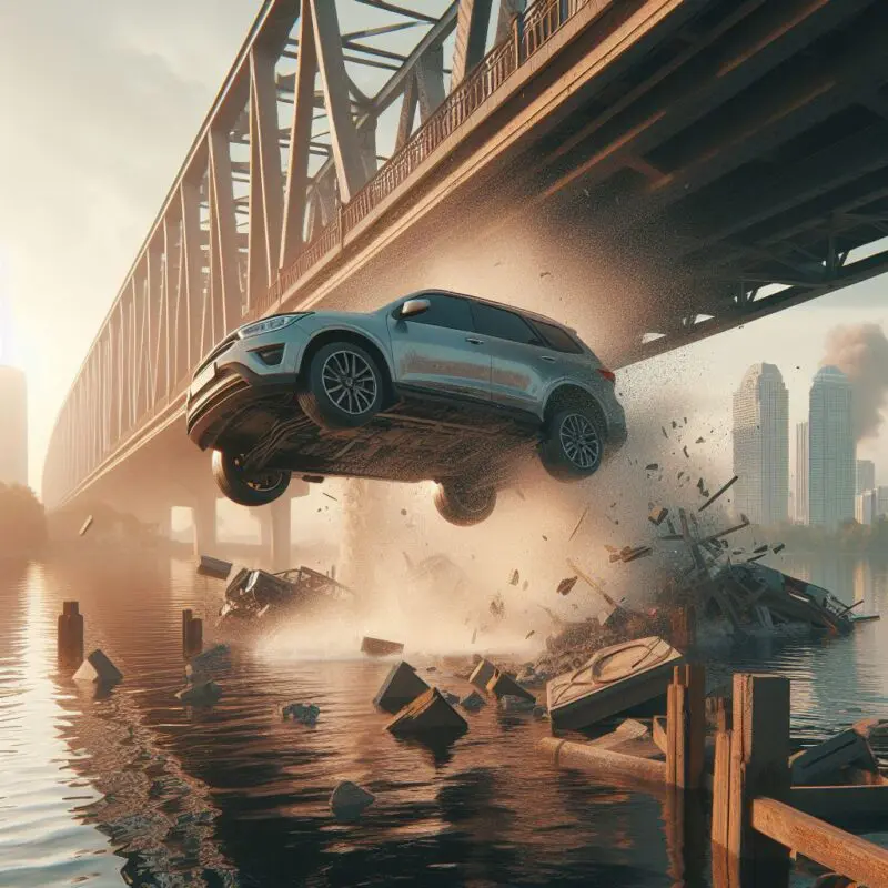 Dream of a Car Falling Off a Bridge into Water