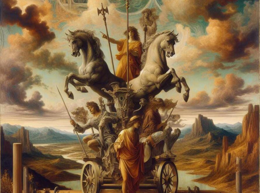 The Chariot as feelings in love and relationships - Upright and Reversed