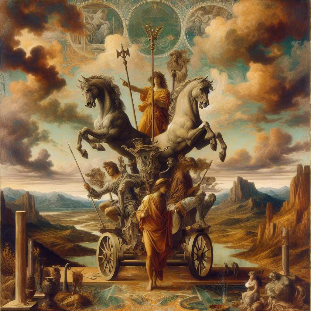 The Chariot as feelings in love and relationships - Upright and Reversed