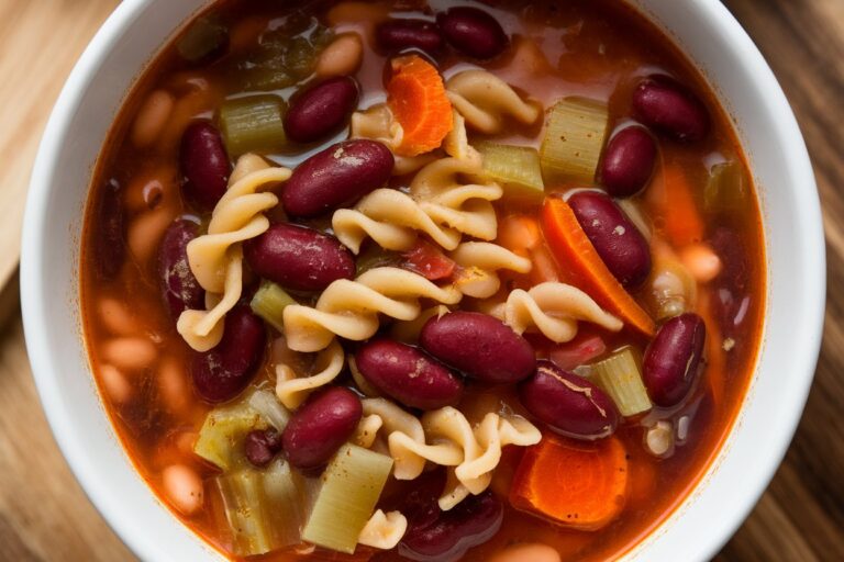 Hearty Italian Pasta & Bean Soup – Plant-Based Perfection