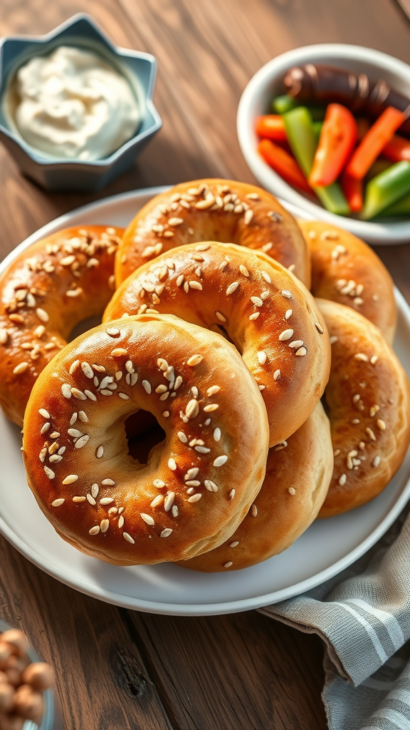 Delicious Vegan High Protein Bagels Recipe