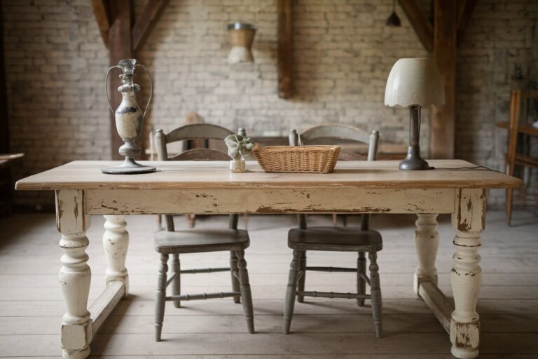 20 Farmhouse Wooden Table Ideas