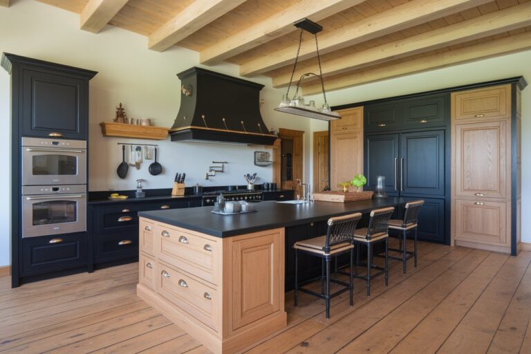 20 Stunning Black and Oak Kitchen Ideas for Your Sacred Space