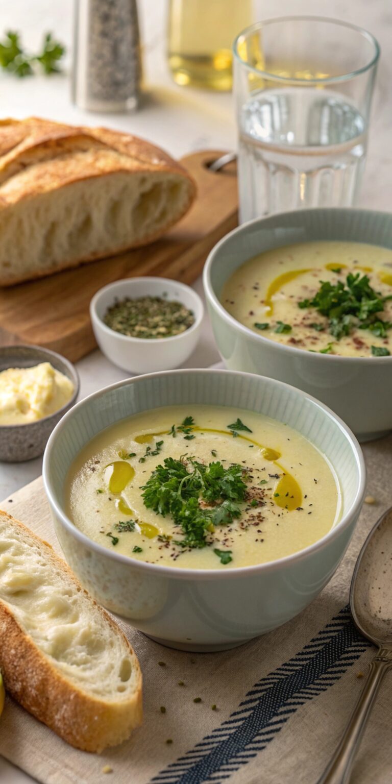 Creamy Vegan Cauliflower and Potato Soup